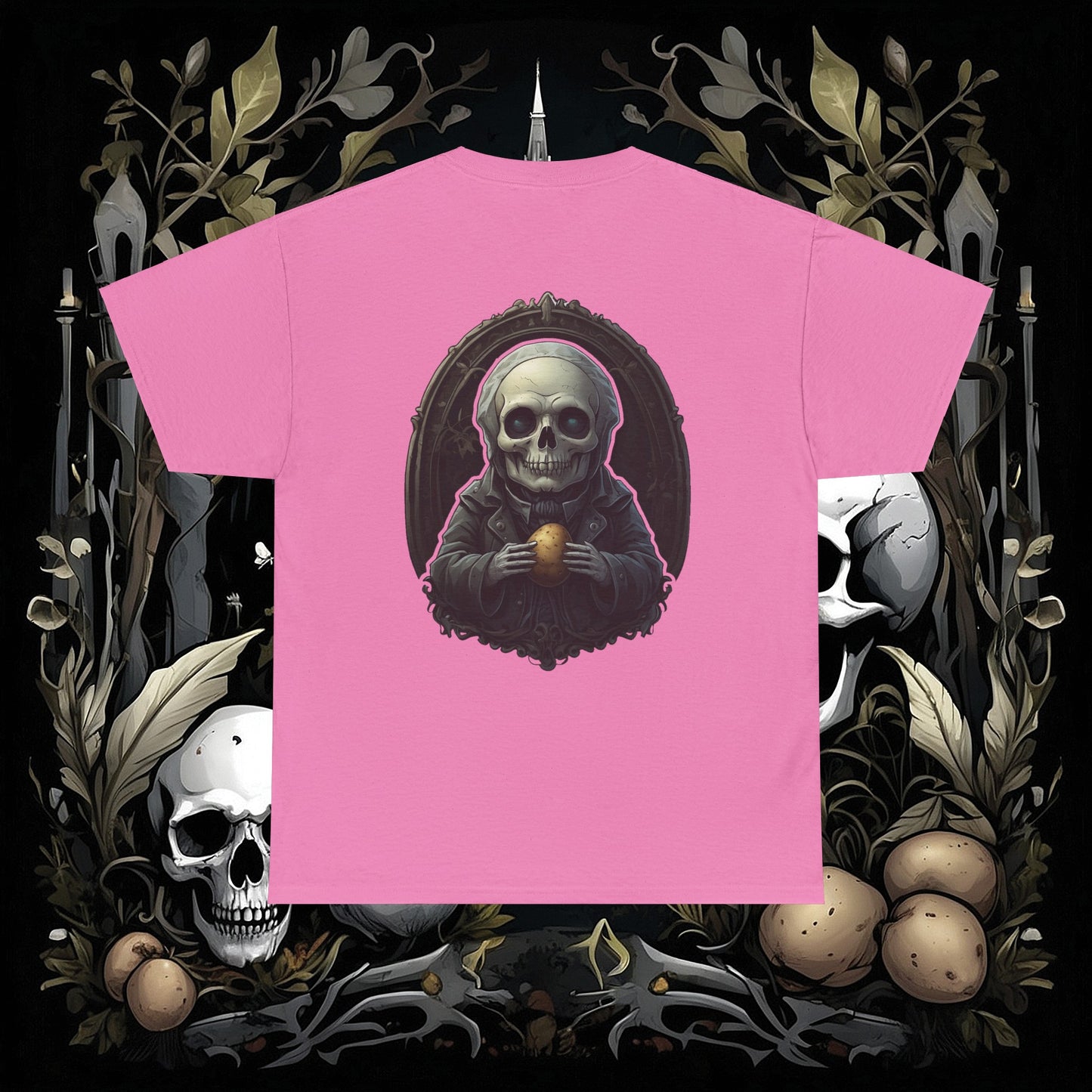 Front and Back Death's Potato Tee