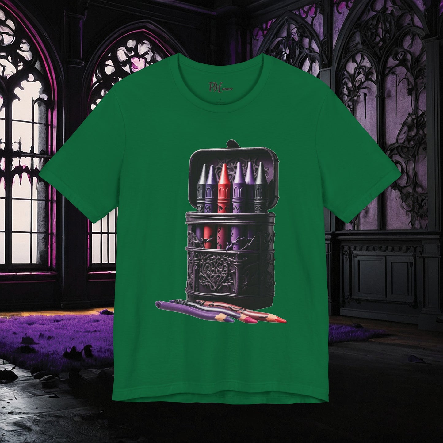 Goth Coloring Tee (Bella Canvas 3001)