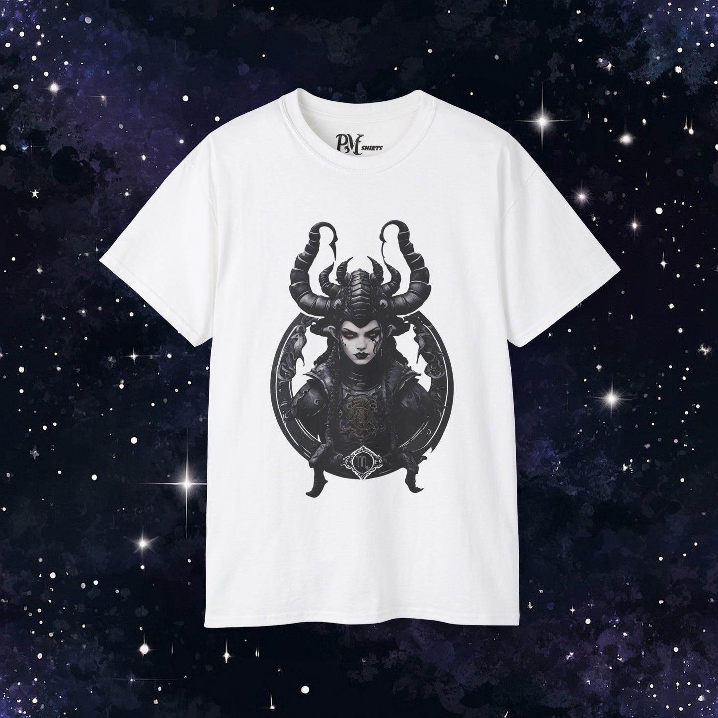 Gothic Scorpio Zodiac T-Shirt: Dark Style for the Mysterious Scorpio (Gildan 2000)