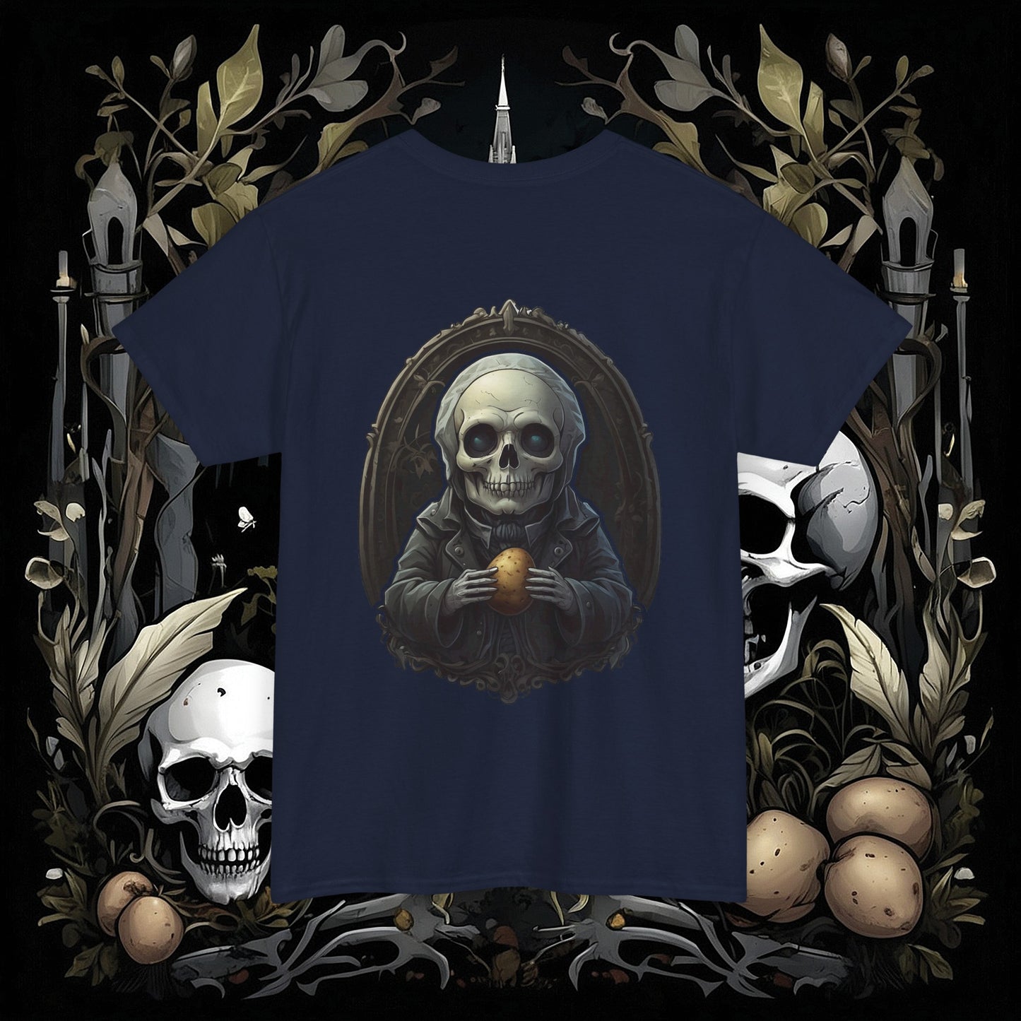 Front and Back Death's Potato Tee