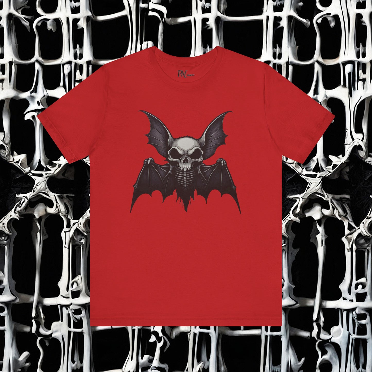 Bat Skeleton Tee (Bella Canvas 3001)