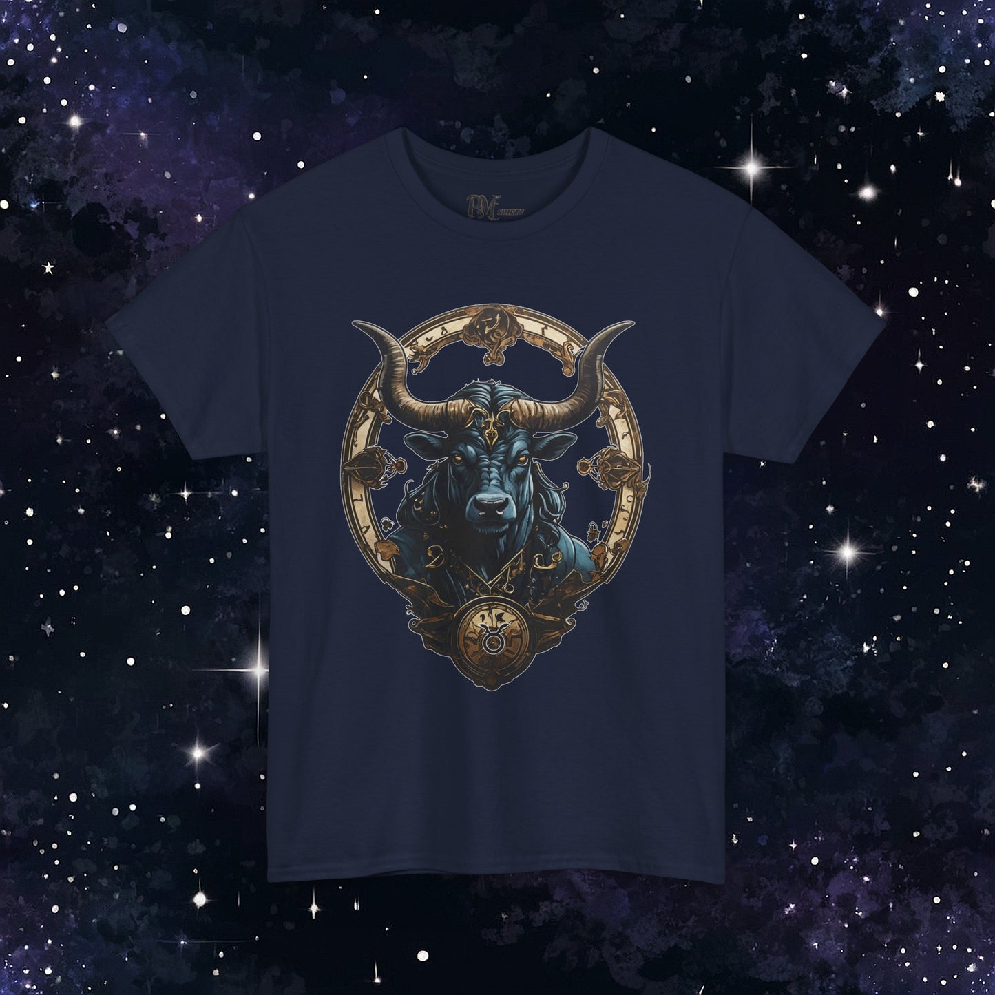 Gothic Taurus Zodiac T-Shirt: Dark Style Graphic Tee