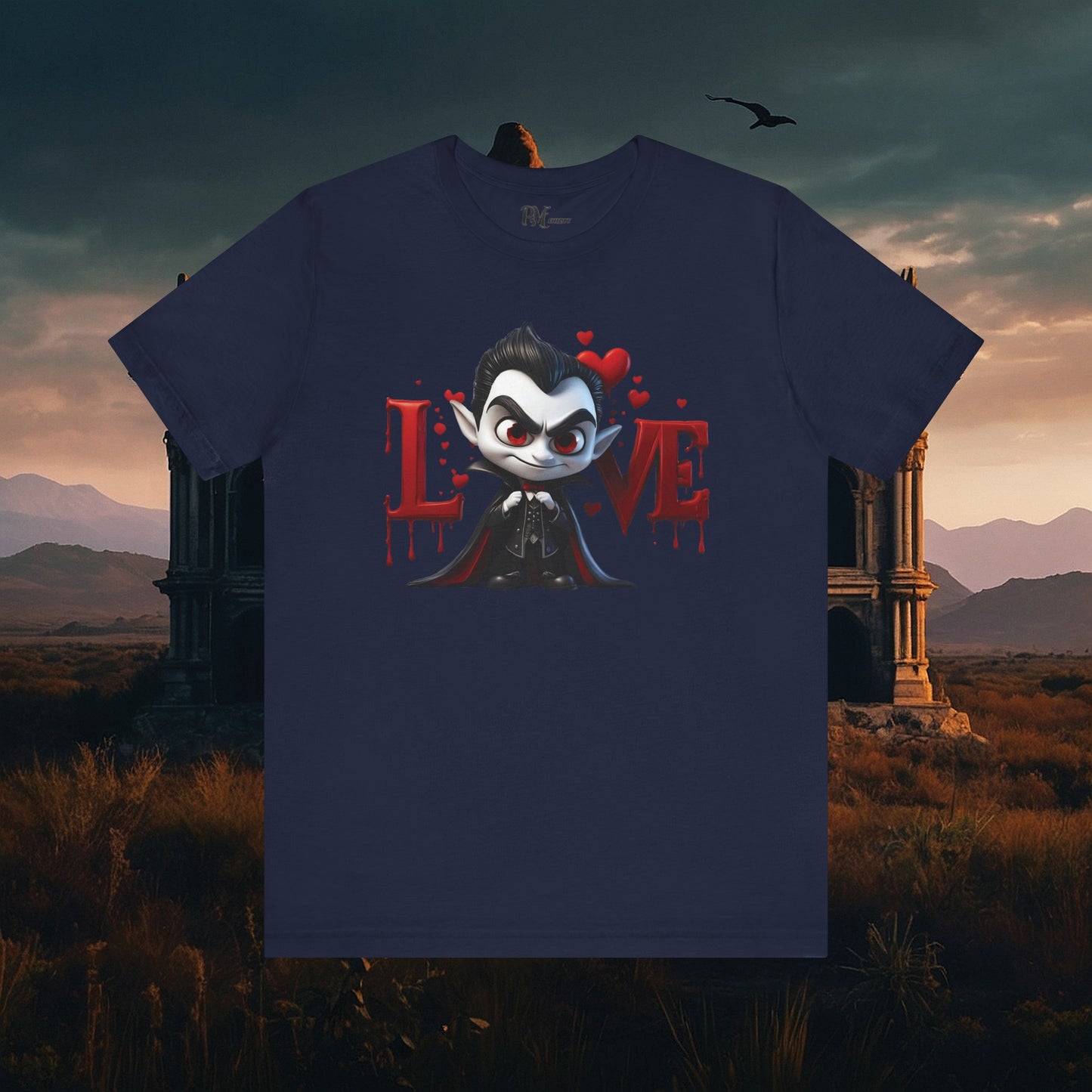 Vampire Bleeding Love Tee  (Bella Canvas 3001)
