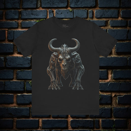 Bone Minotaur Stance Tee (Bella Canvas 3001)