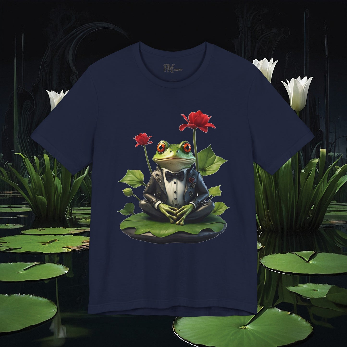 Frog on Lily Pad Tee (Bella Canvas 3001)