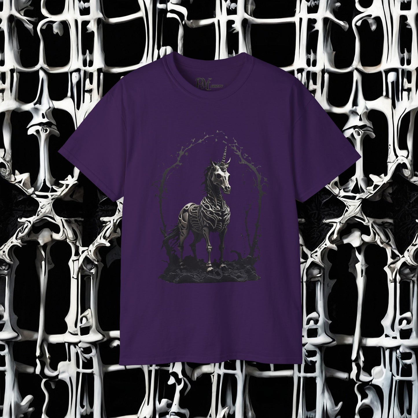 Bone Unicorn Tee (Gildan 2000)