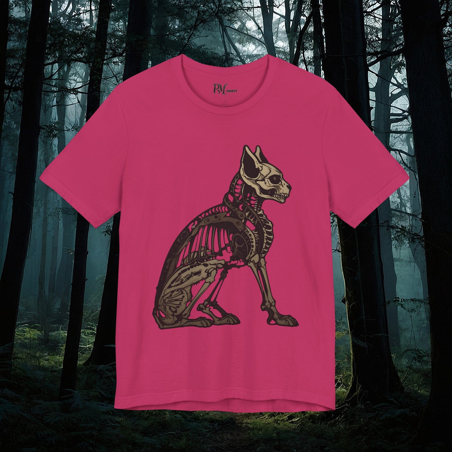 Bone Cat Tee (Bella Canvas 3001)