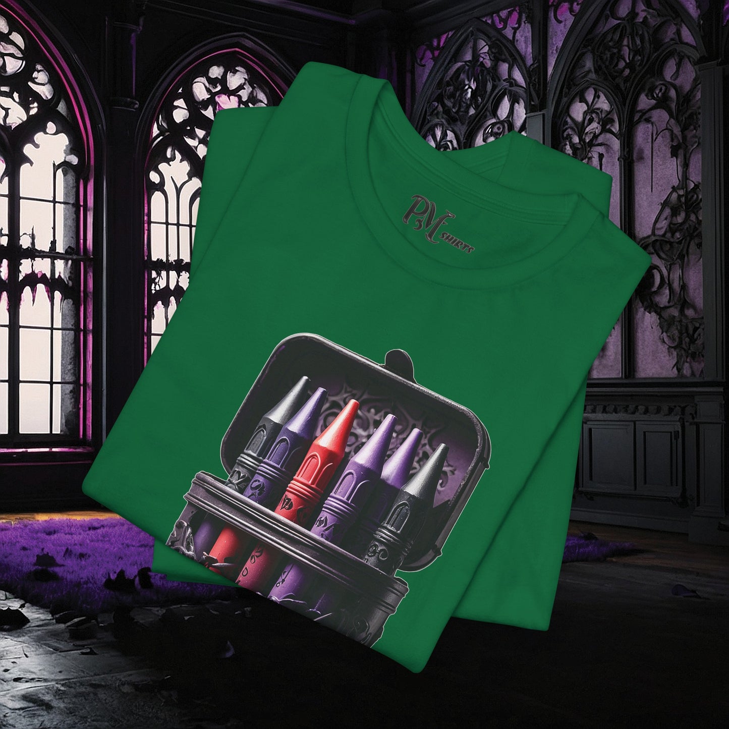 Goth Coloring Tee (Bella Canvas 3001)