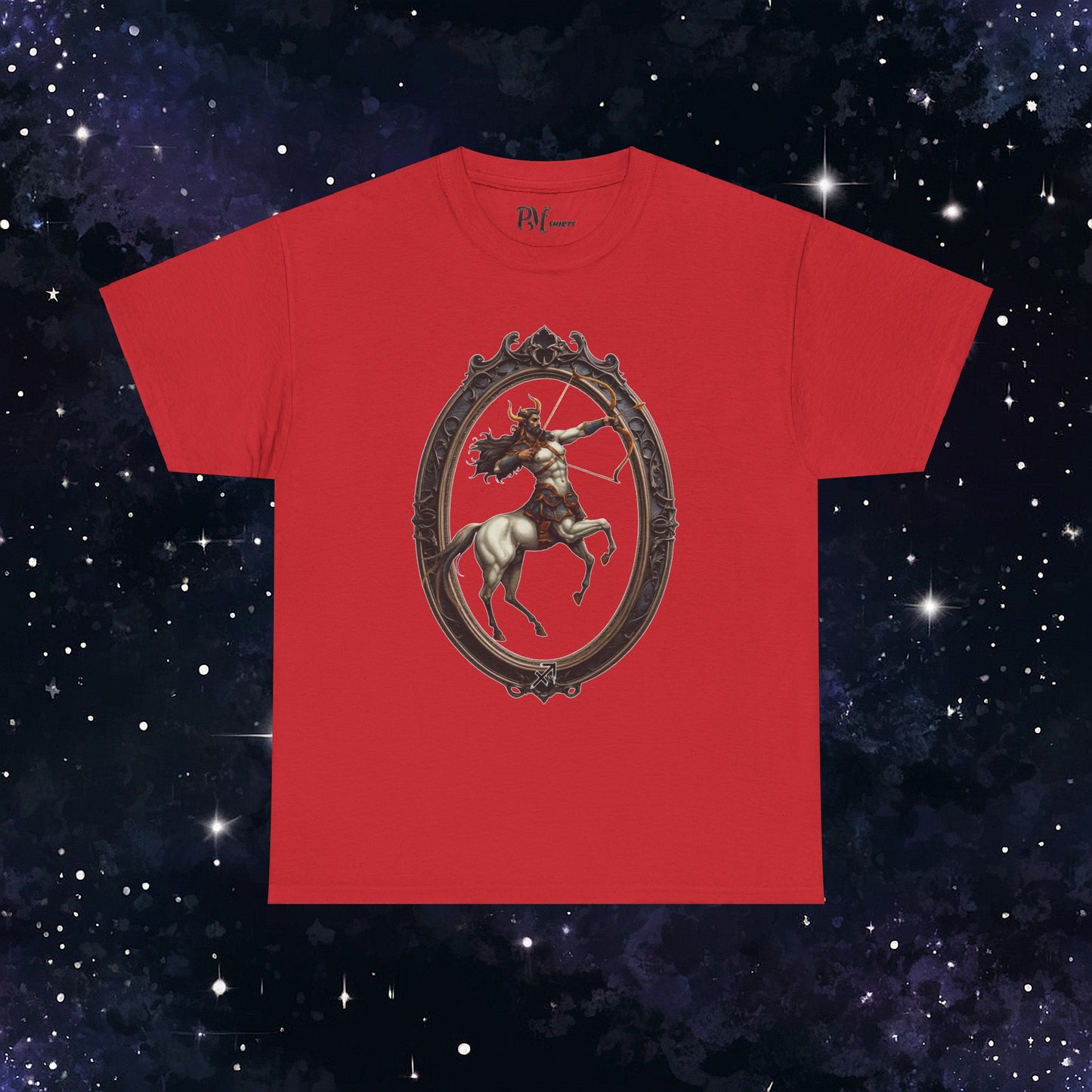 Gothic Sagittarius Zodiac T-Shirt: Dark Style Graphic Tee
