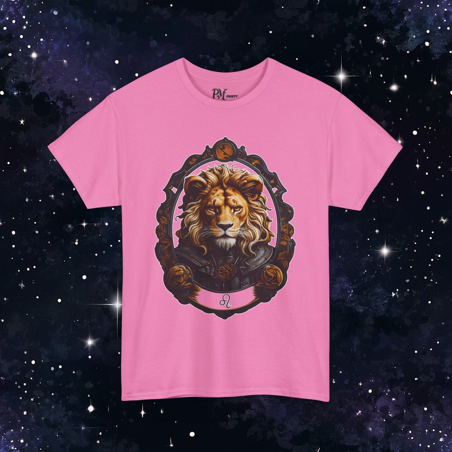 Gothic Leo Zodiac T-Shirt: Dark Style Graphic Tee