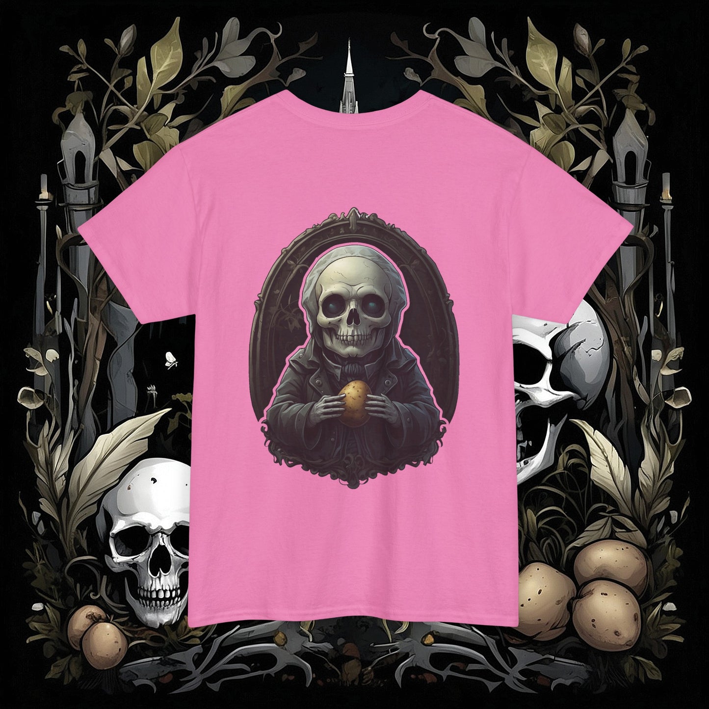 Front and Back Death's Potato Tee