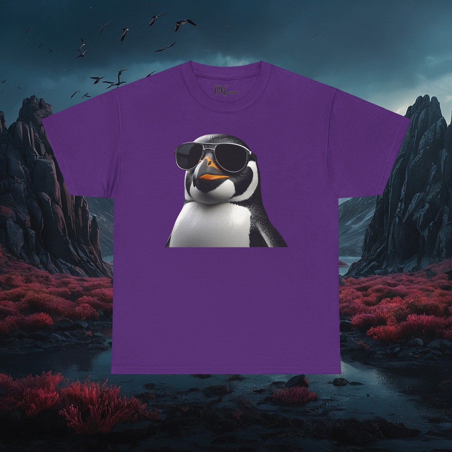 Gothic Penguin T-Shirt: Dark Style Tee