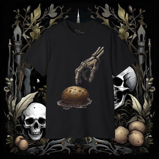 Front and Back Death's Potato Tee (Gildan 2000)