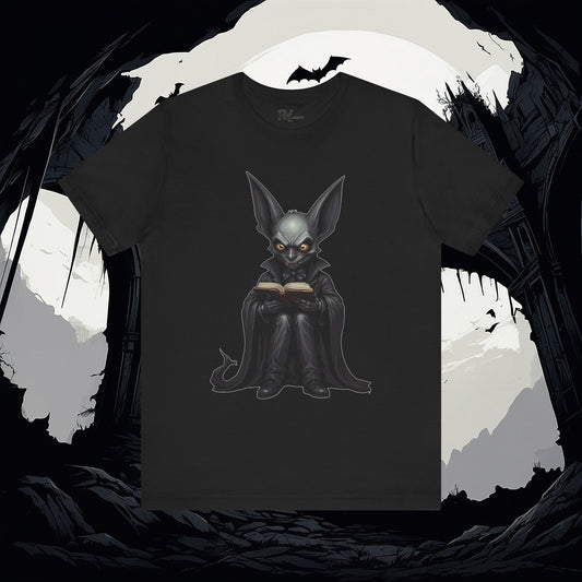 Vampire Bat Reading Tee (Bella Canvas 3001)