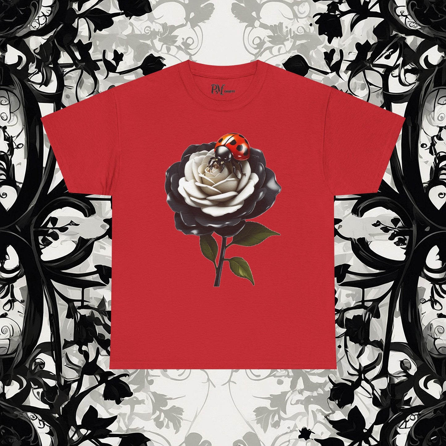 Ladybug on a Rose Tee