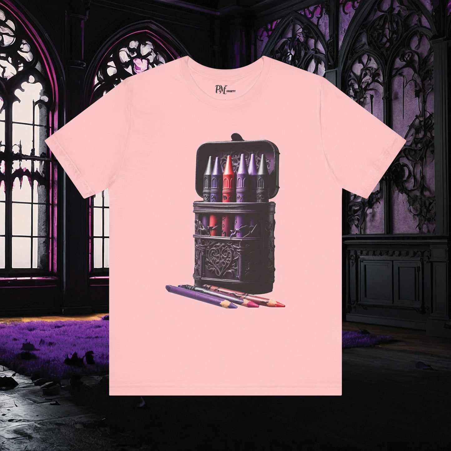 Goth Coloring Tee (Bella Canvas 3001)