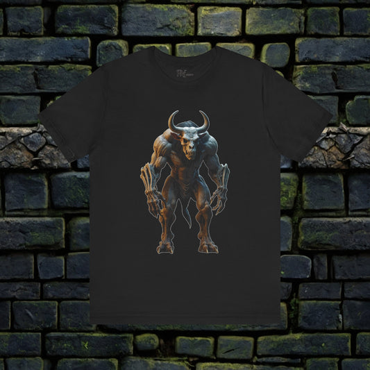 Bone Minotaur Tee (Bella Canvas 3001)