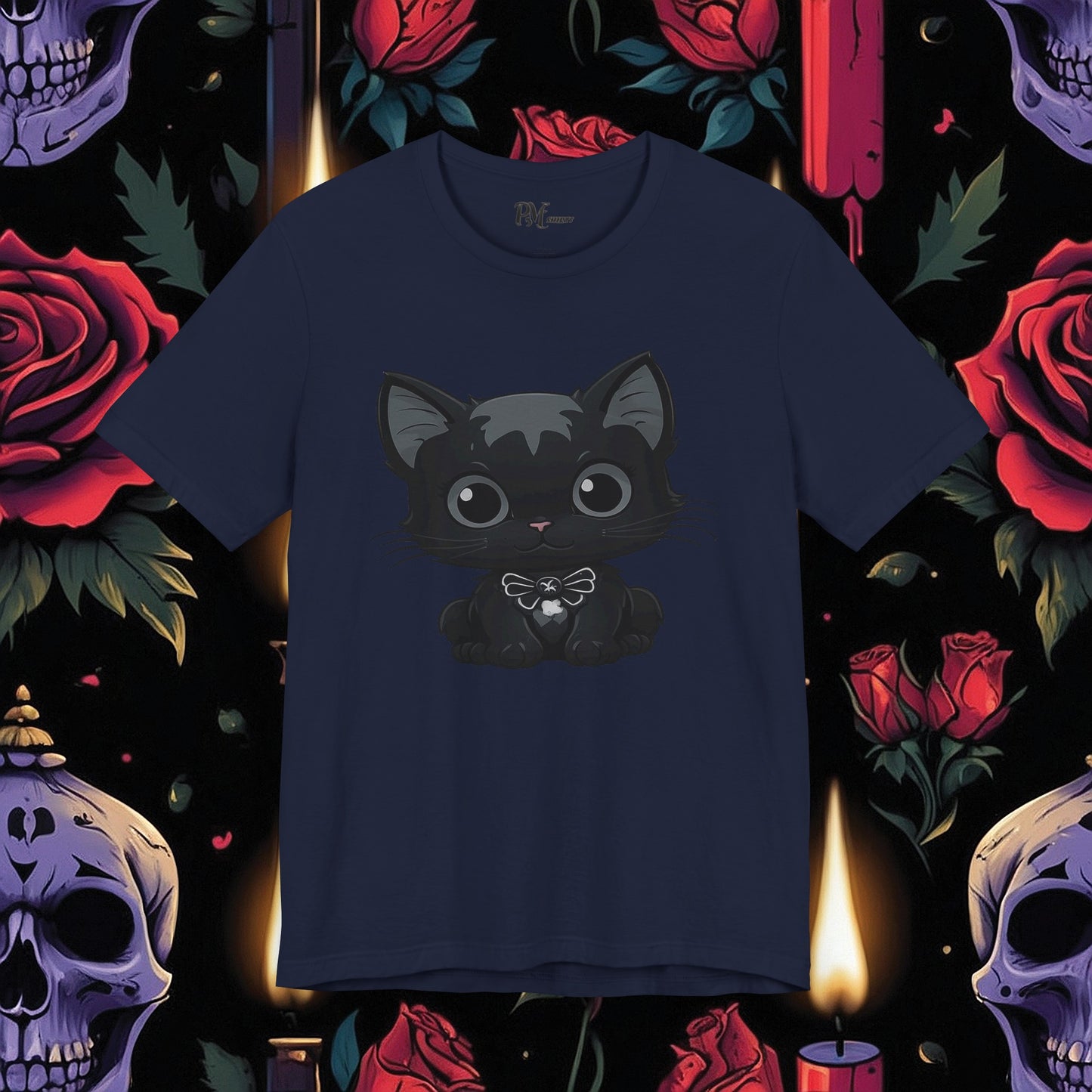 Darkly Adorable Cat (Bella Canvas 3001)