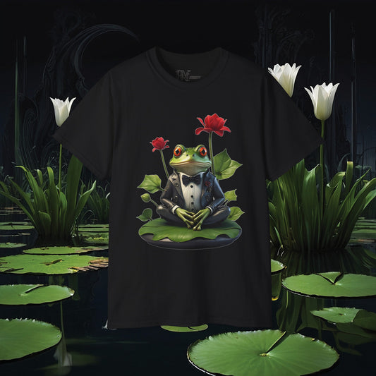 Frog on Lily Pad Tee (Gildan 2000)