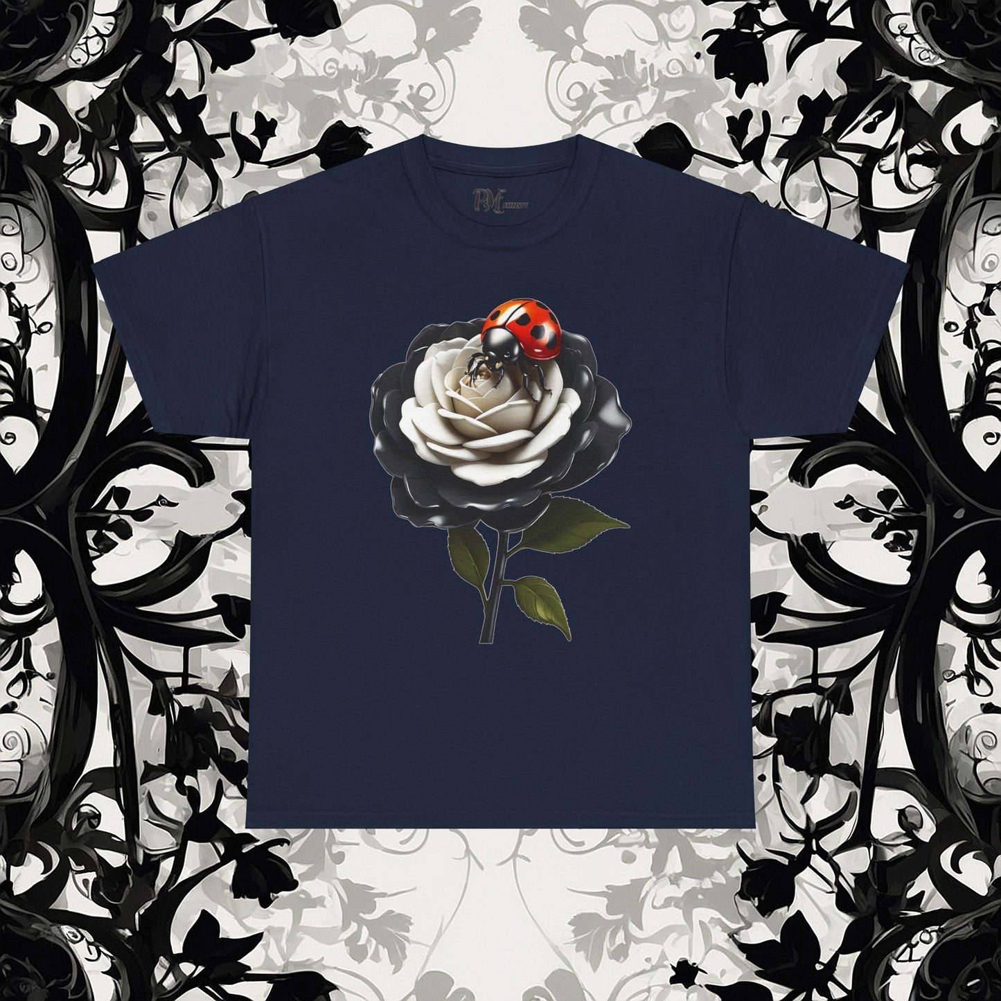 Ladybug on a Rose Tee
