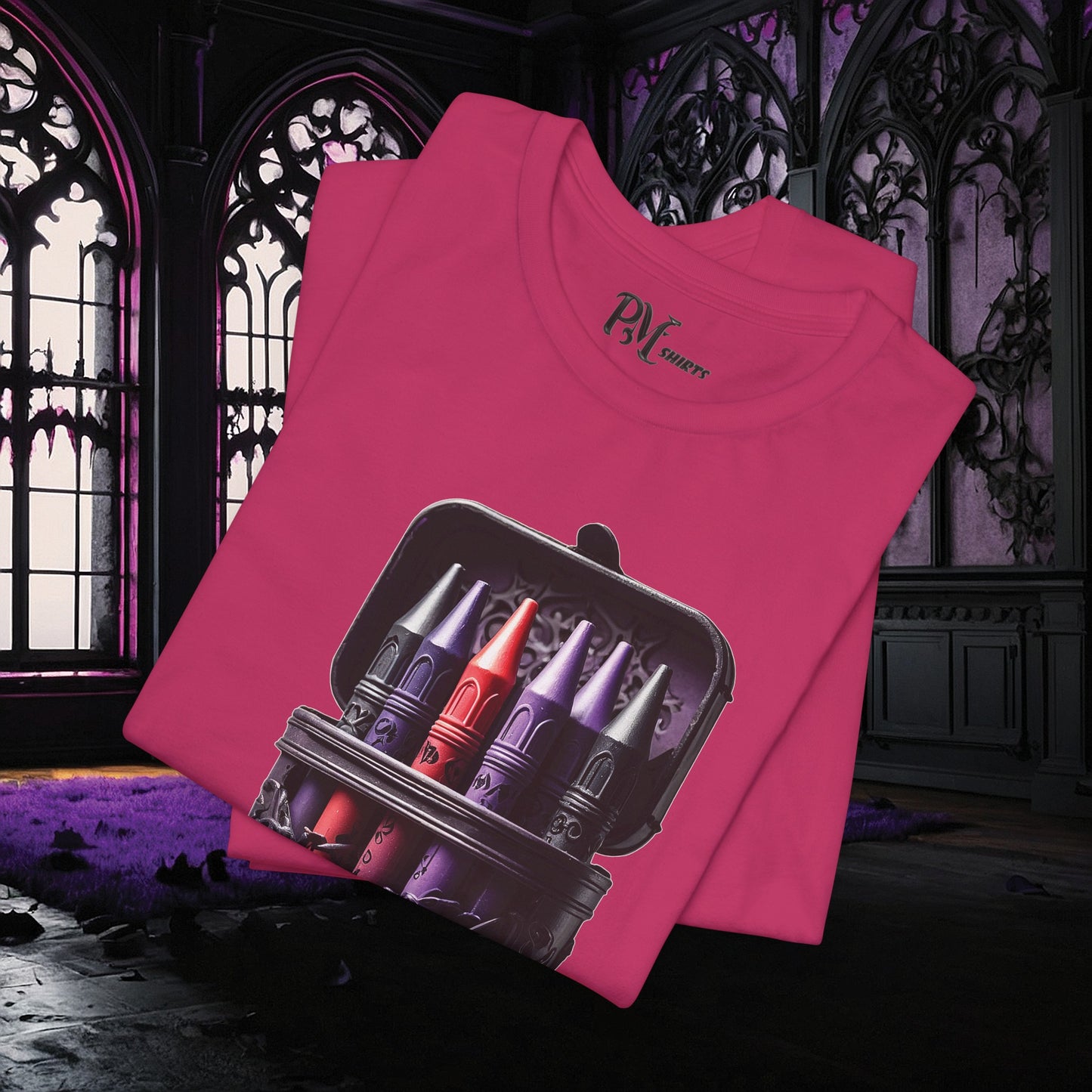 Goth Coloring Tee (Bella Canvas 3001)