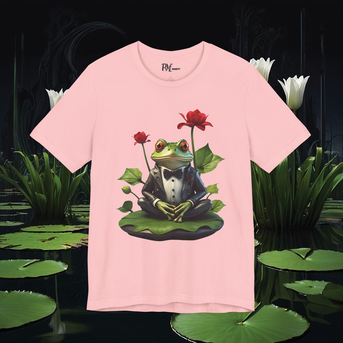 Frog on Lily Pad Tee (Bella Canvas 3001)