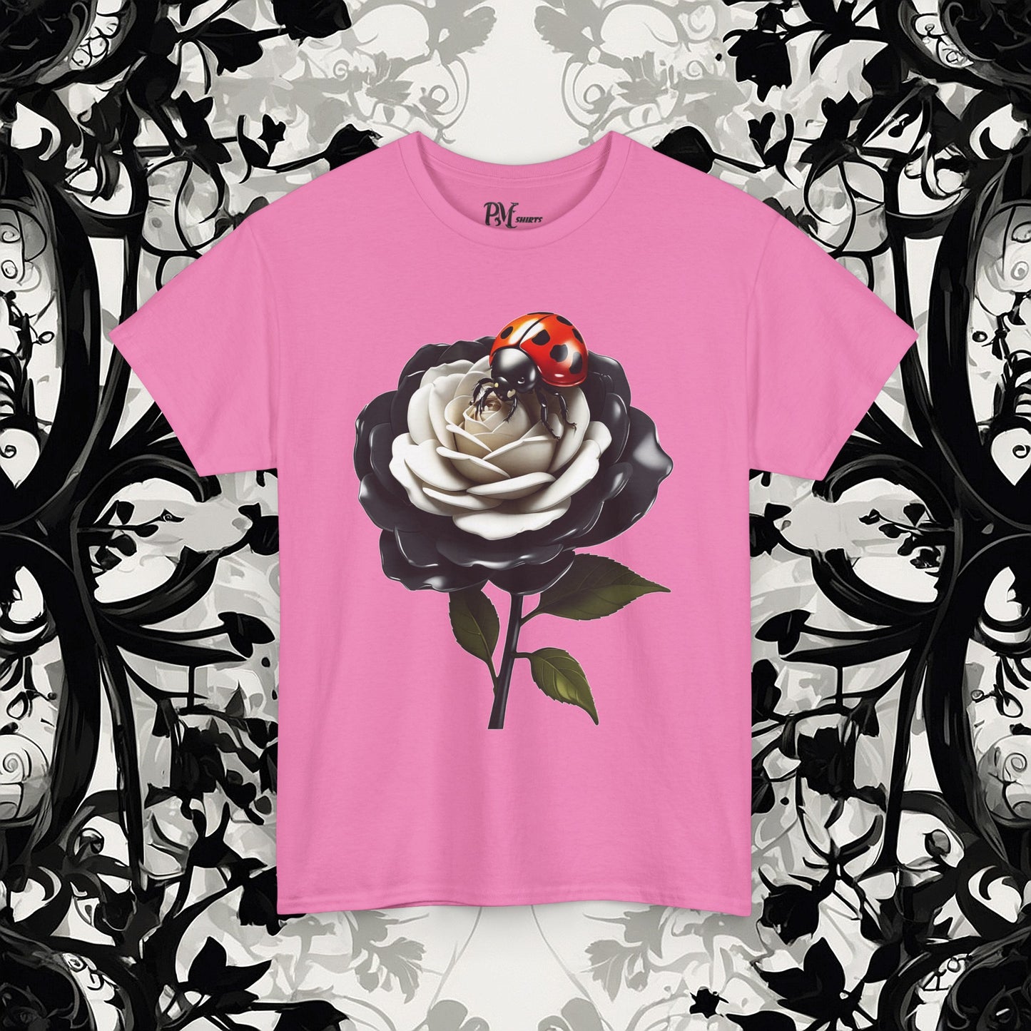 Ladybug on a Rose Tee