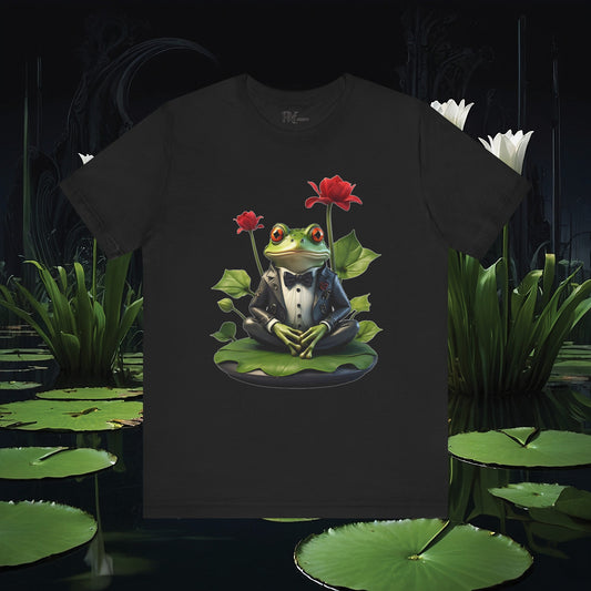 Frog on Lily Pad Tee (Bella Canvas 3001)
