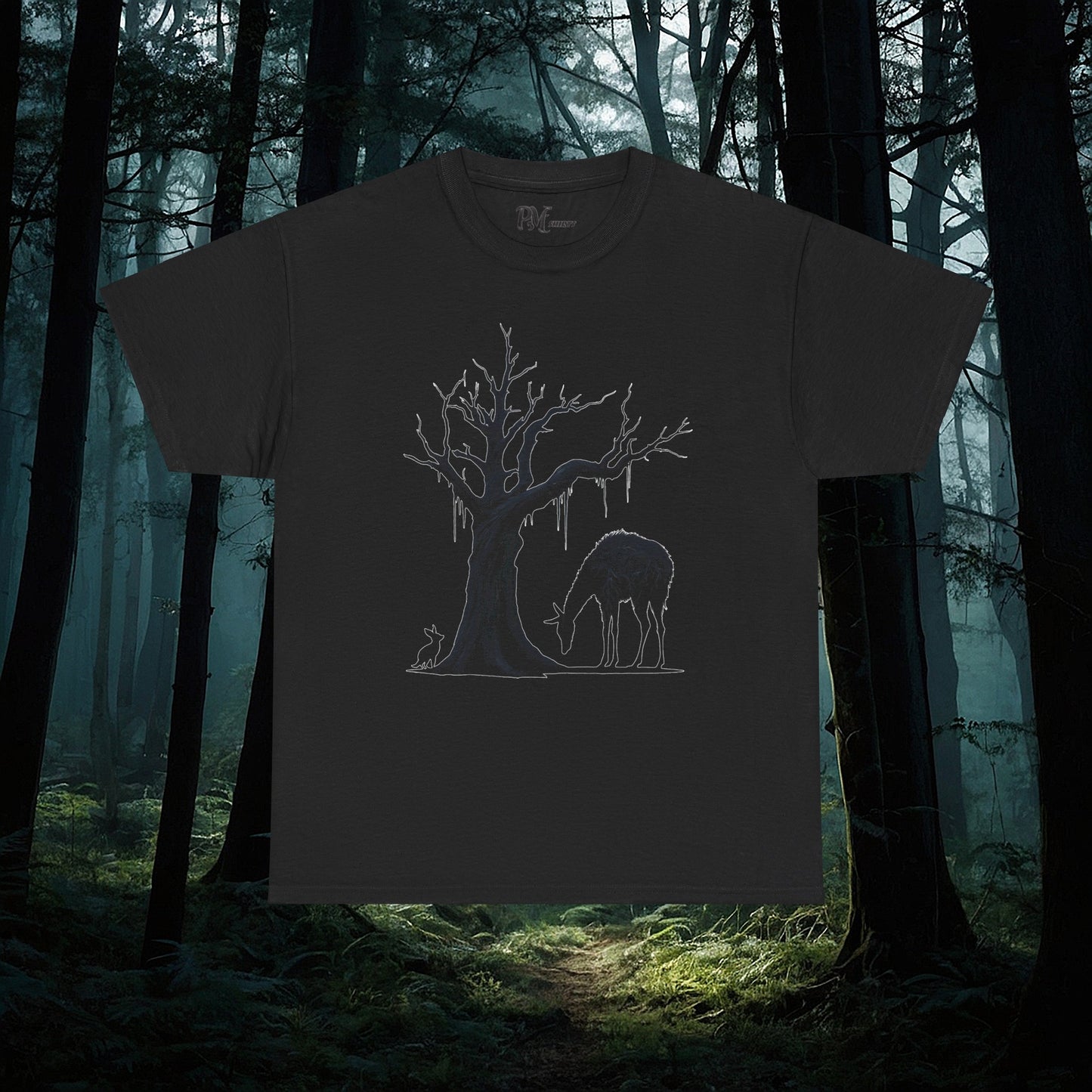 Dead Tree with Forest Critters Tee