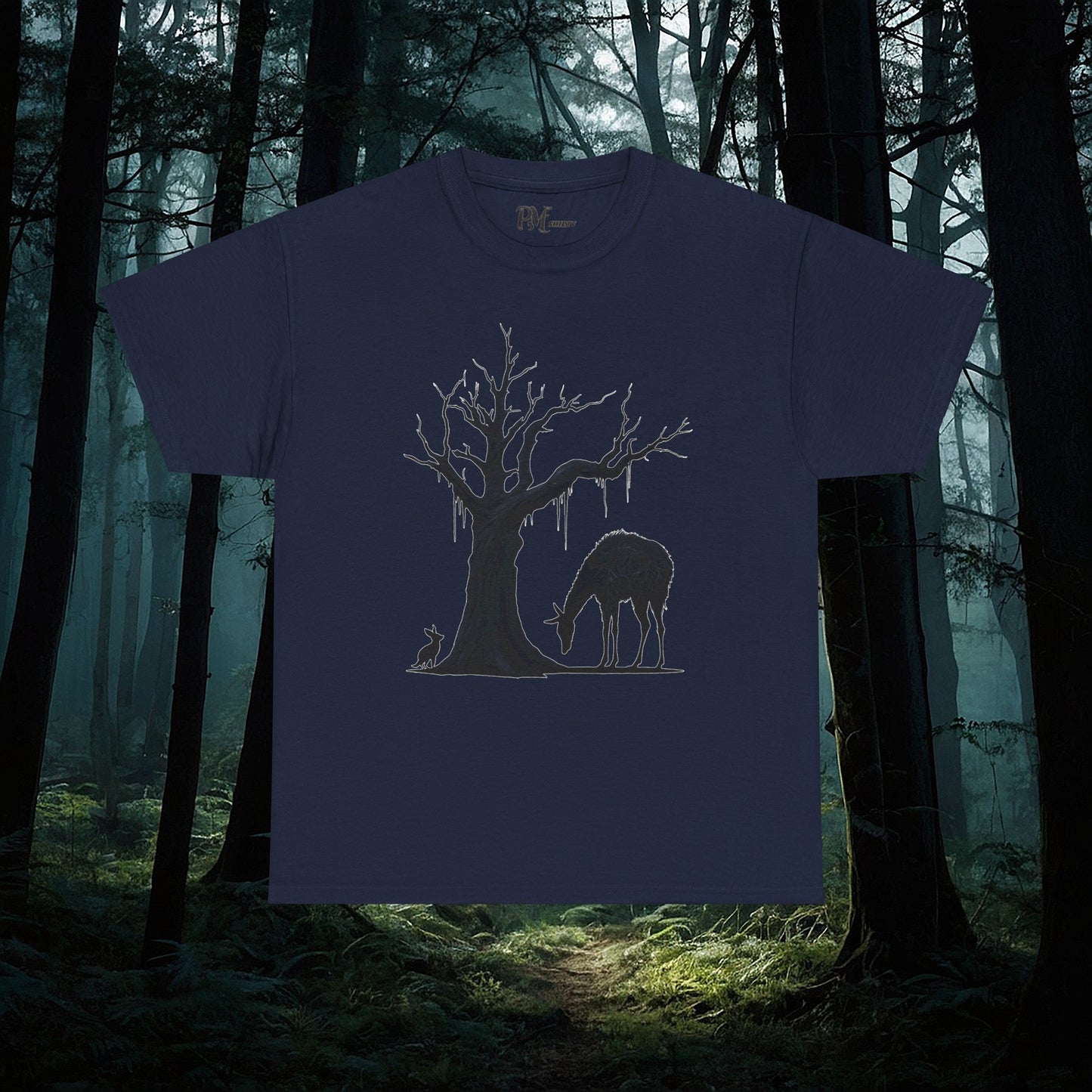 Dead Tree with Forest Critters Tee