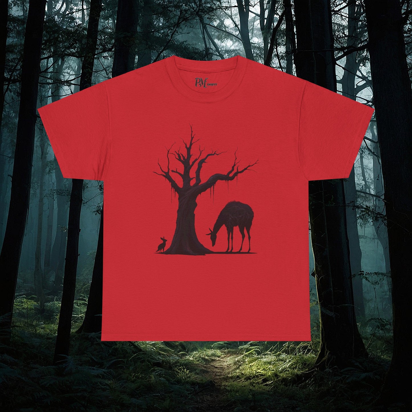 Dead Tree with Forest Critters Tee