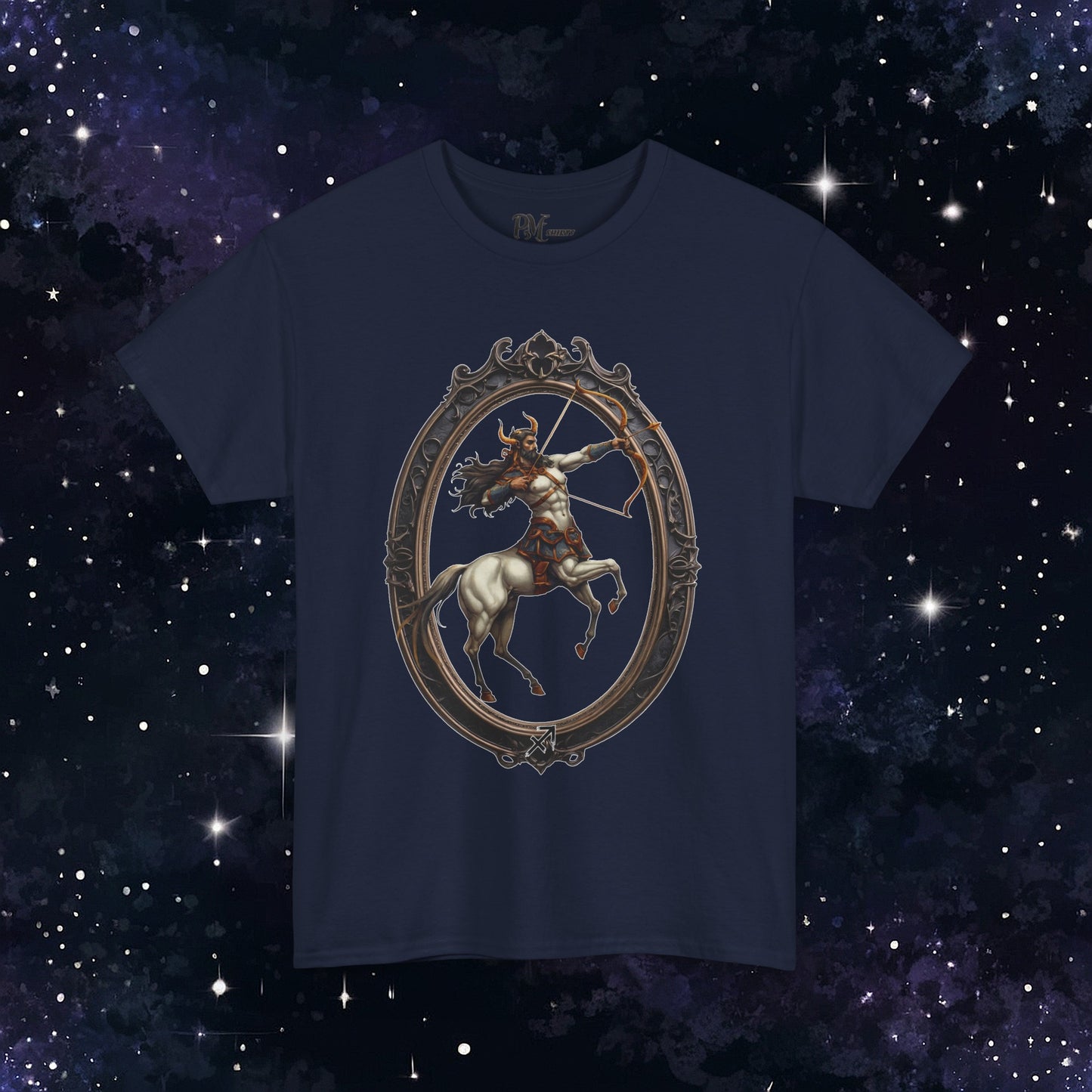 Gothic Sagittarius Zodiac T-Shirt: Dark Style Graphic Tee