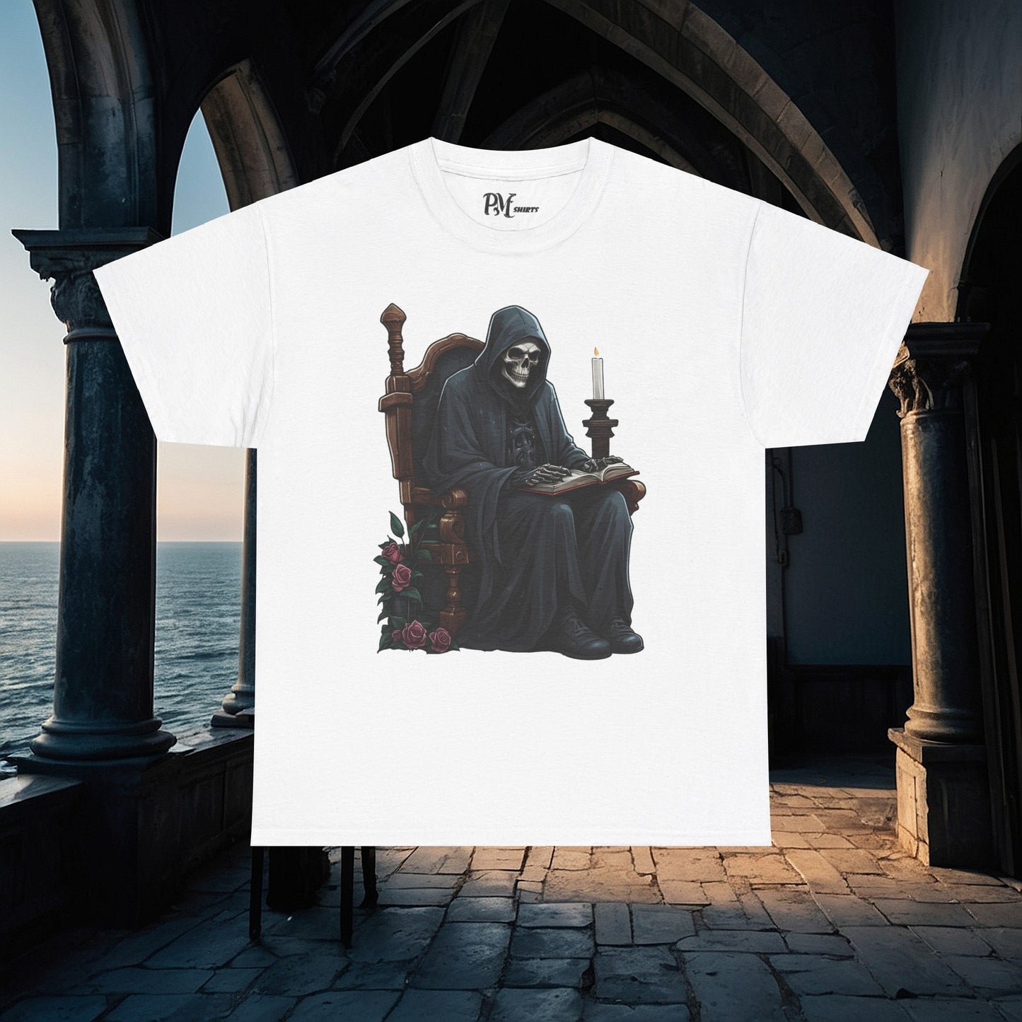 Grim Reaper Reading Tee