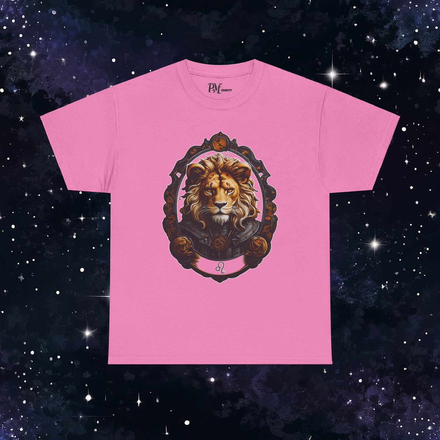 Gothic Leo Zodiac T-Shirt: Dark Style Graphic Tee