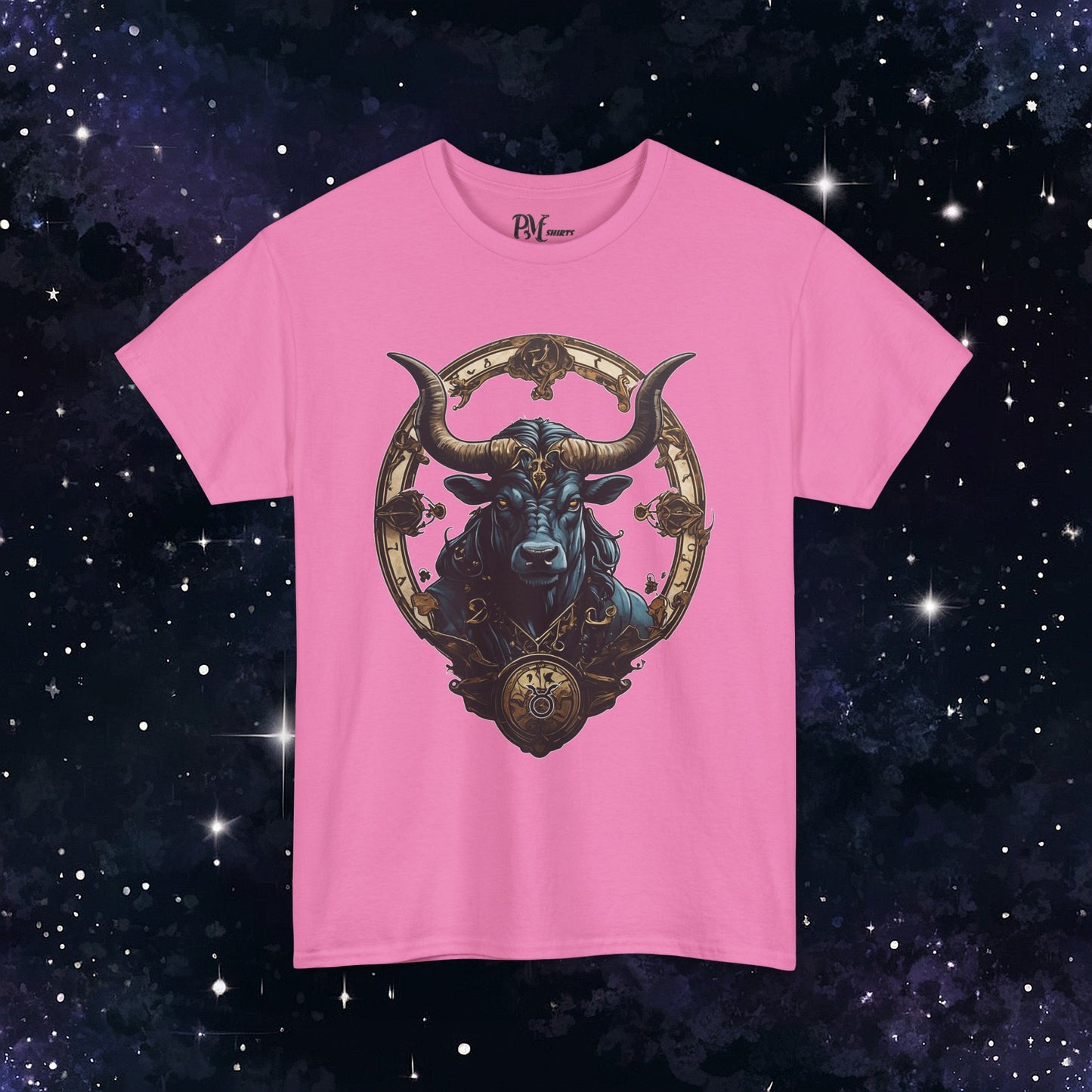 Gothic Taurus Zodiac T-Shirt: Dark Style Graphic Tee