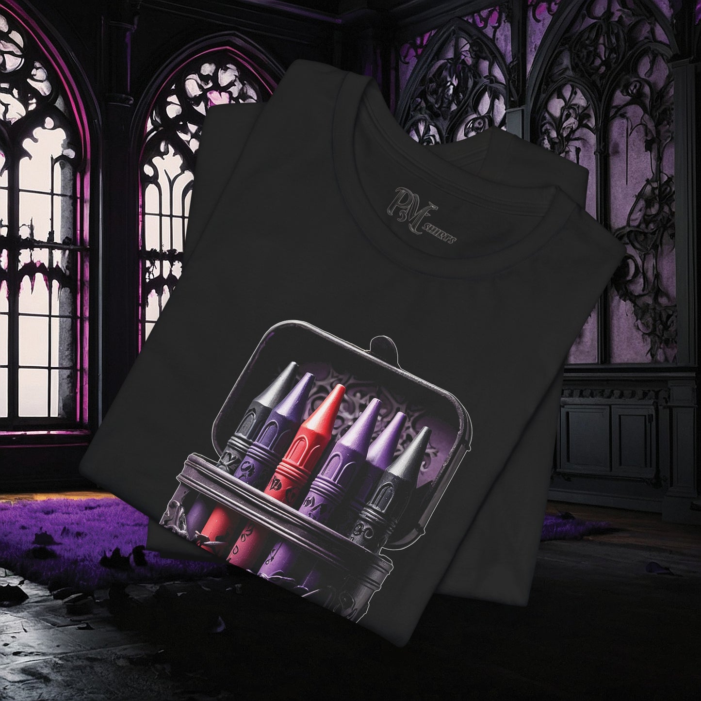 Goth Coloring Tee (Bella Canvas 3001)