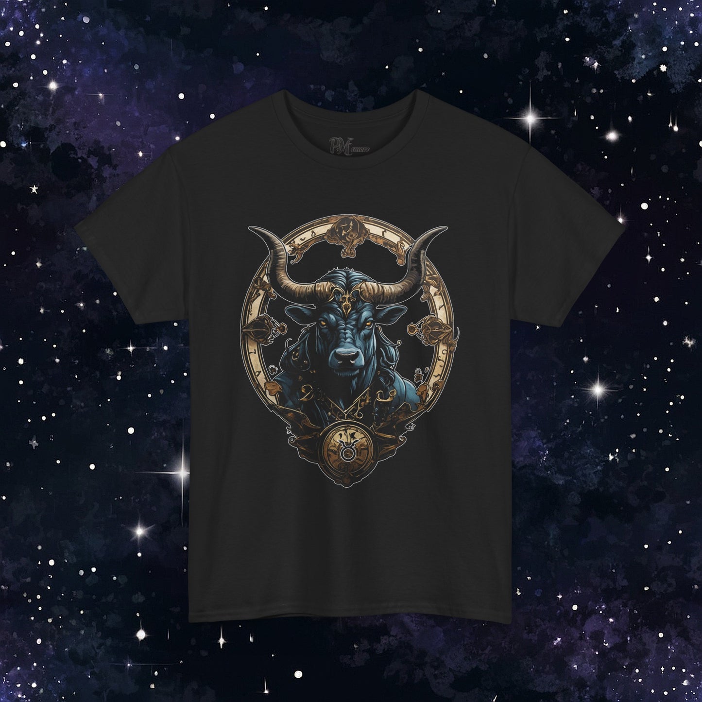 Gothic Taurus Zodiac T-Shirt: Dark Style Graphic Tee