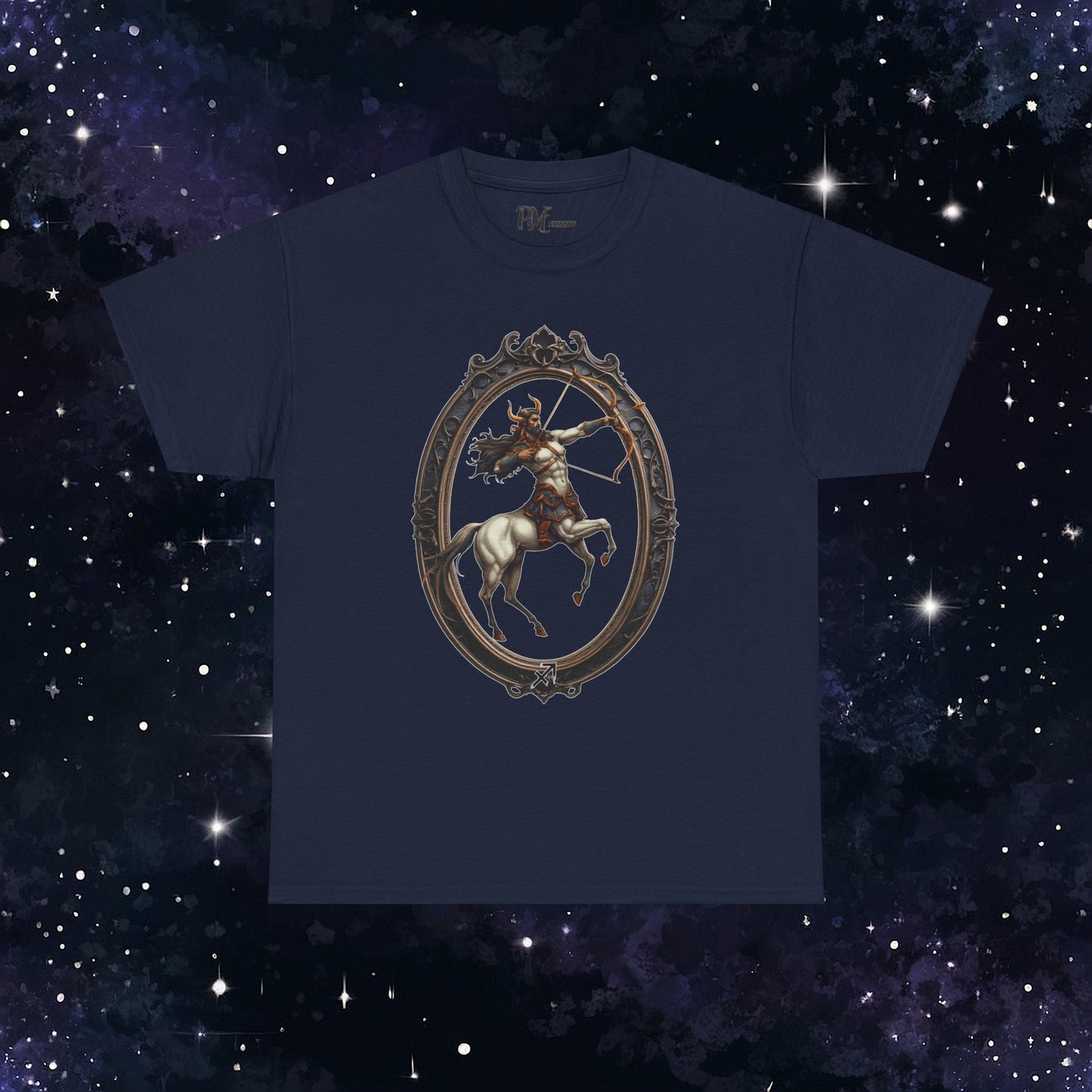 Gothic Sagittarius Zodiac T-Shirt: Dark Style Graphic Tee