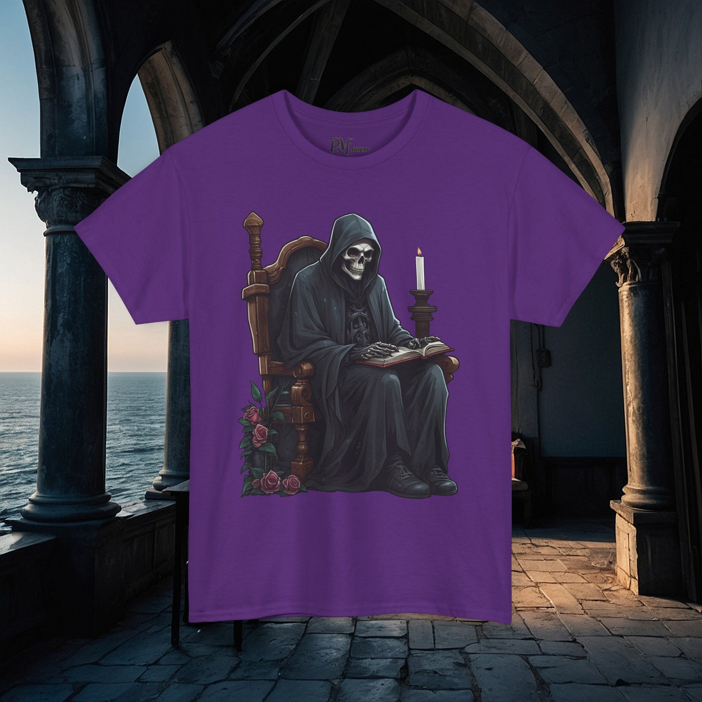 Grim Reaper Reading Tee