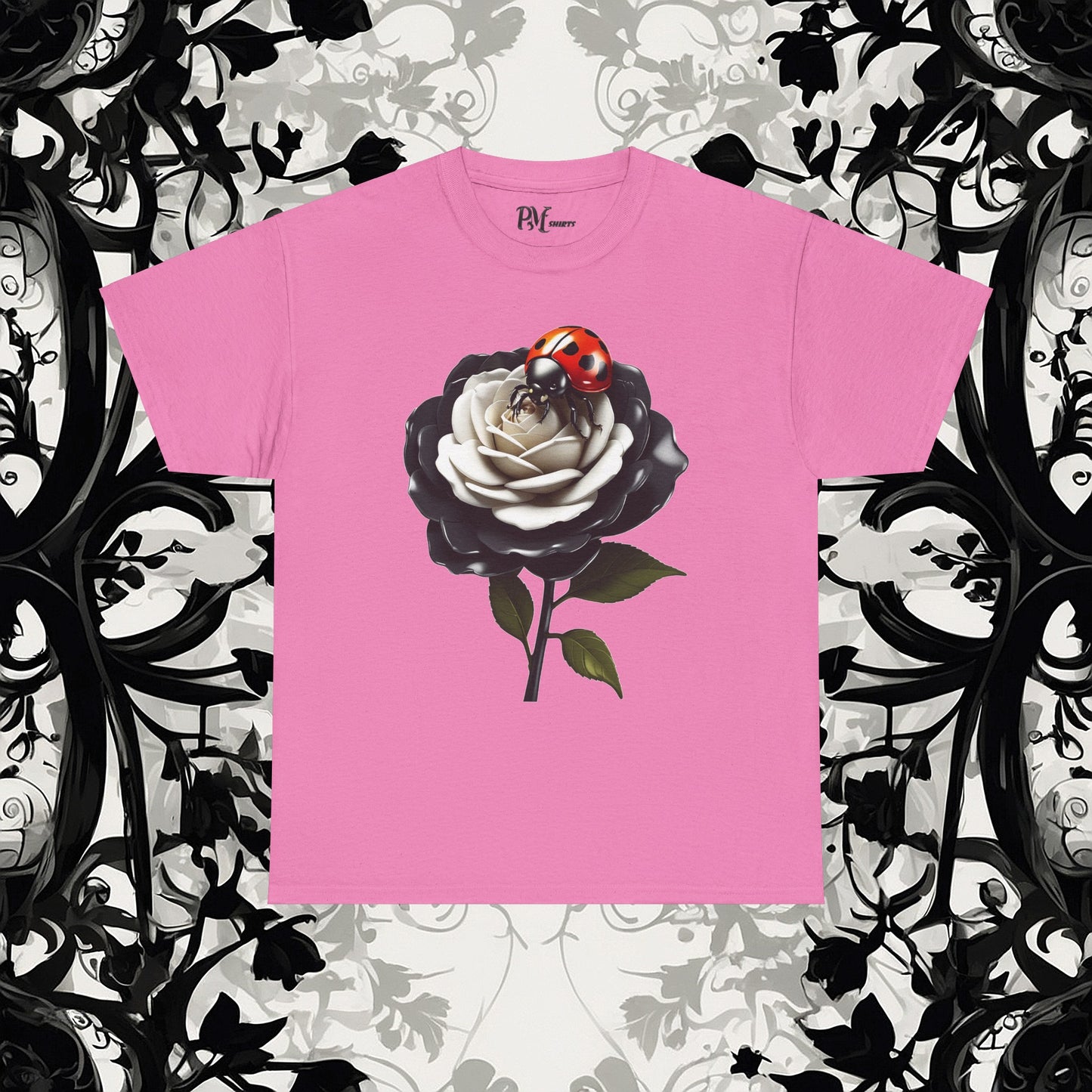 Ladybug on a Rose Tee