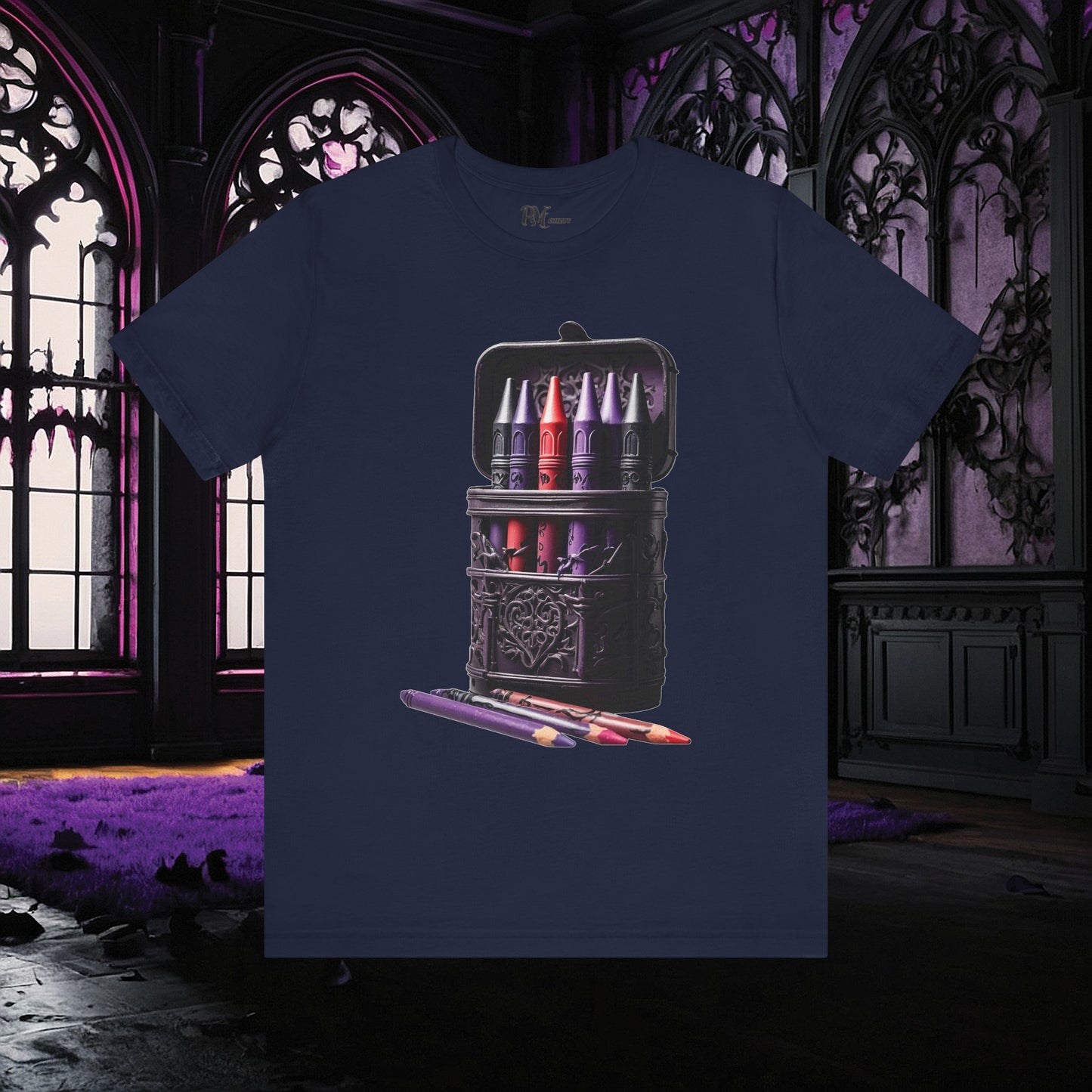 Goth Coloring Tee (Bella Canvas 3001)