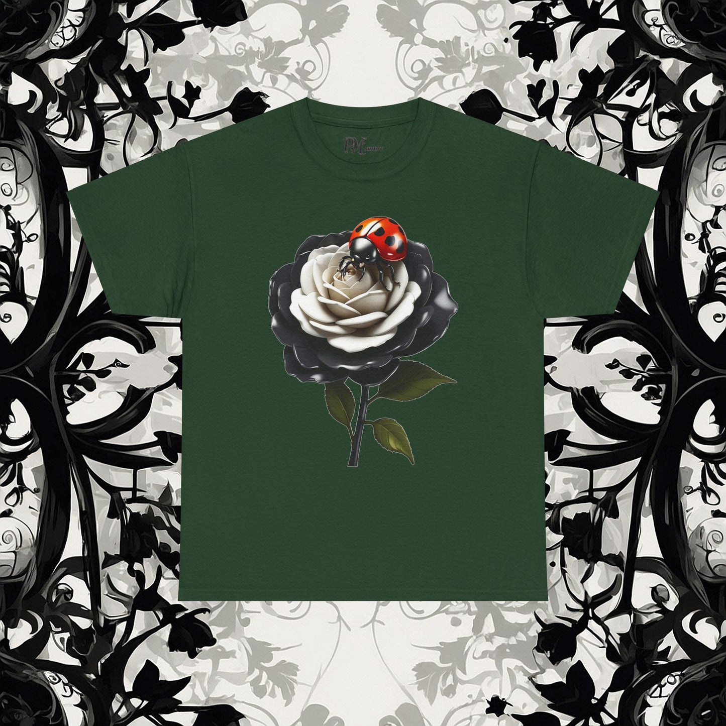 Ladybug on a Rose Tee