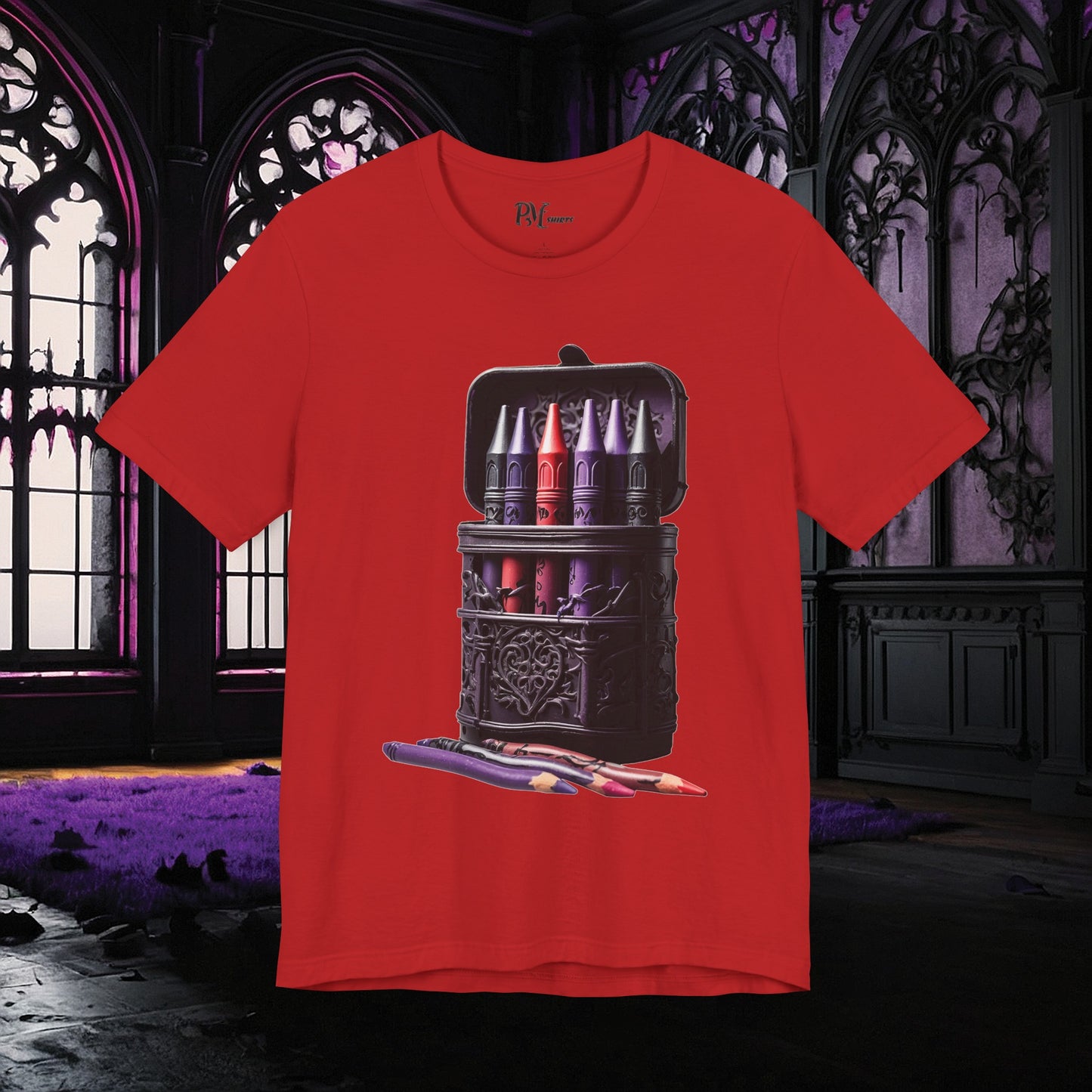Goth Coloring Tee (Bella Canvas 3001)