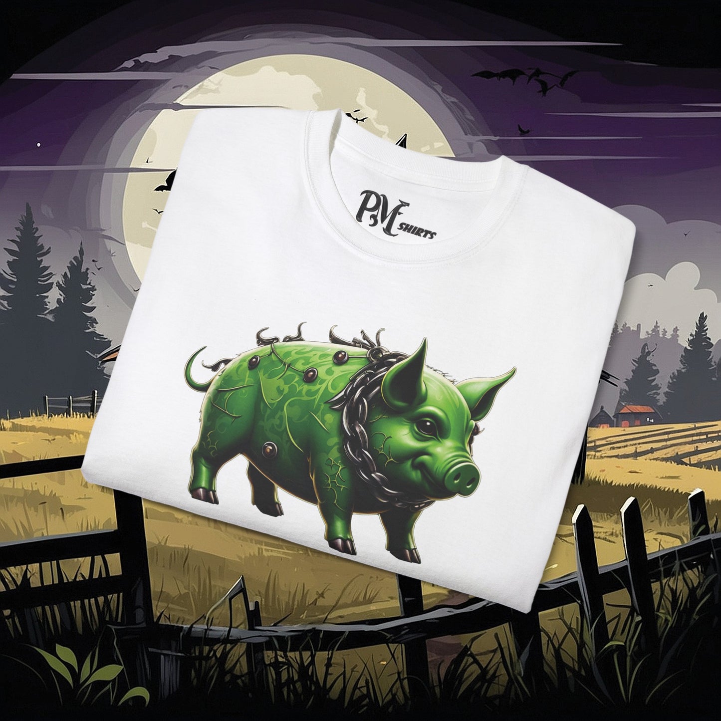 Green Pig Tee (Gildan 2000)