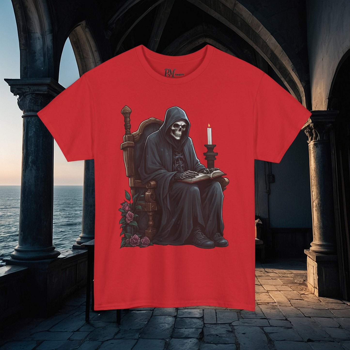 Grim Reaper Reading Tee