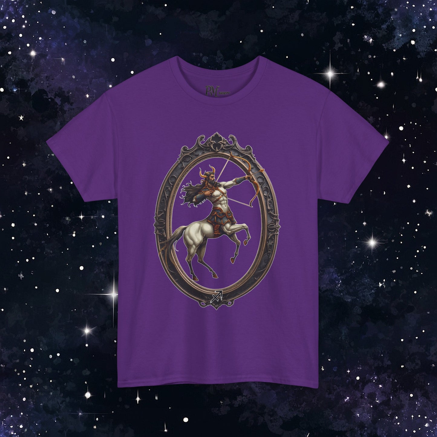 Gothic Sagittarius Zodiac T-Shirt: Dark Style Graphic Tee