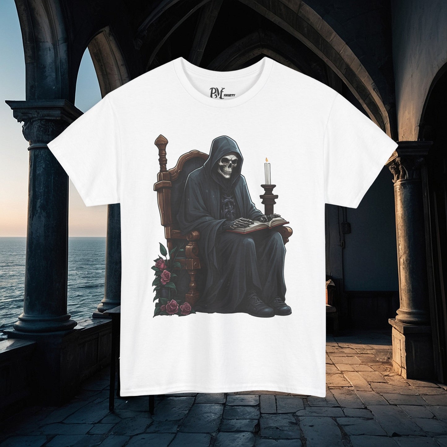 Grim Reaper Reading Tee